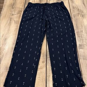 Nautica Men's Straight Jeans - Navy with White Anchors